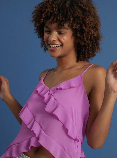 Blusa con Tirantes y Volantes-2