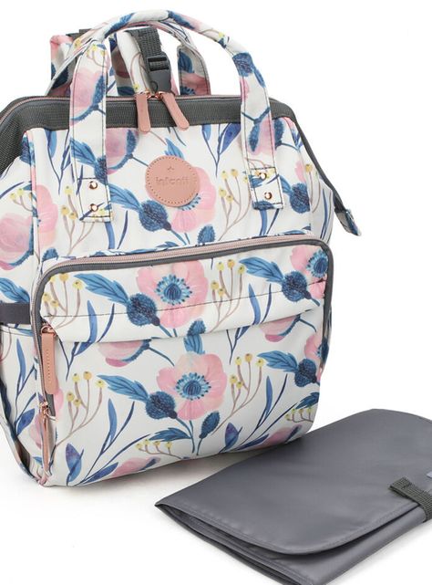 Mochila Pañalera Open Floral-1