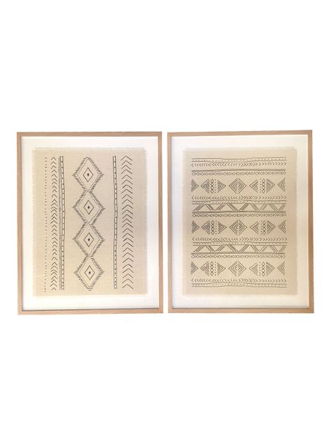 Set 2 Cuadros Telar 60x75 cm-0