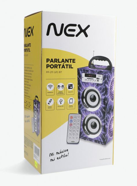 Parlante Portátil Bluetooth PP-211 D1-4