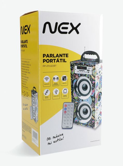 Parlante Portátil Bluetooth PP-211 D2-4