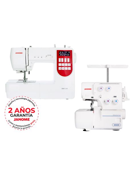 Set Máquinas de Coser DM7200 + 8002D-1
