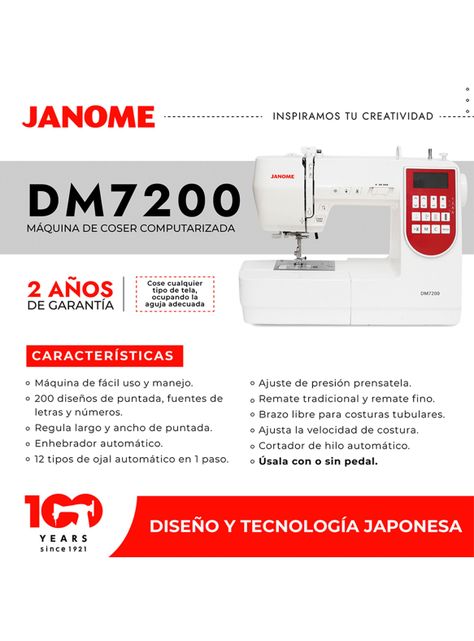 Set Máquinas de Coser DM7200 + 8002D-5