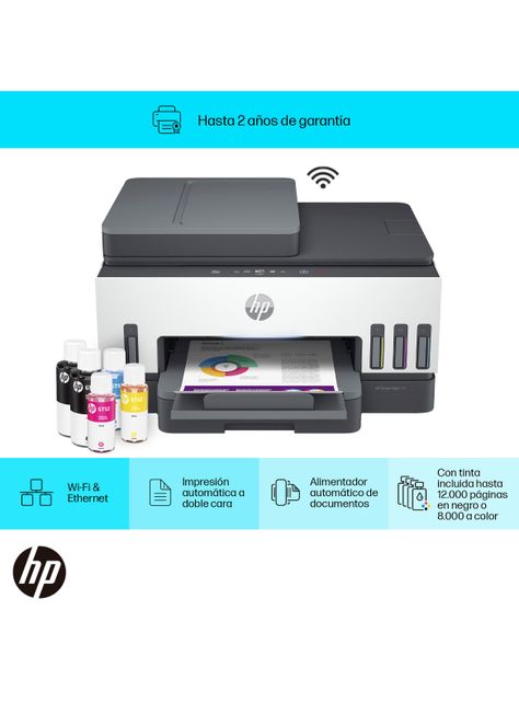 Impresora Tinta Continua Smart Tank 790 Wi-Fi ADF Duplex-4