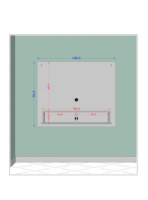 Panel Rack Tv 42 Viena-1