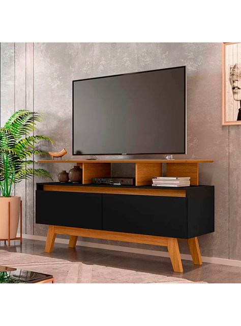 Rack Tv 50 Rubí 1.2 Canela Negro-3