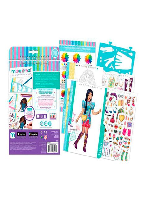 Set para Colorear Fashion Design-1