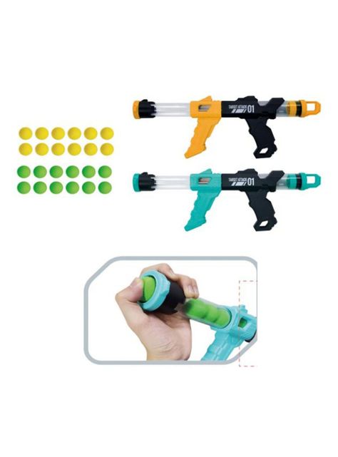 Pistolas de Pelotas + 24 Bolas de Espuma-1
