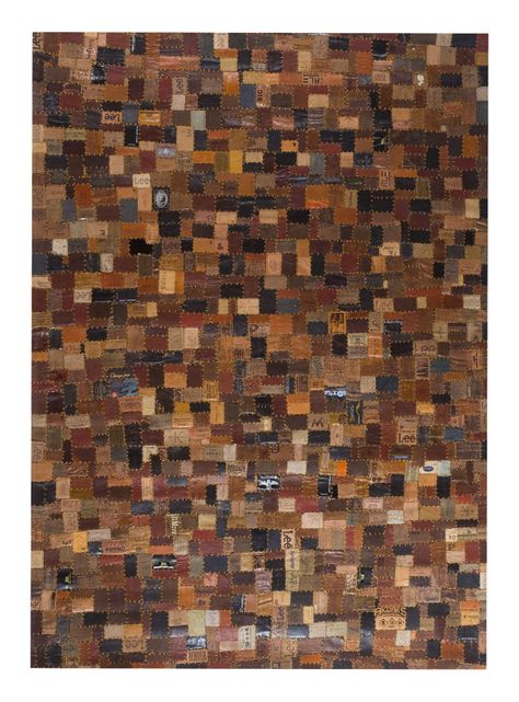 Alfombra Cuero Patch 200x300 cm-0