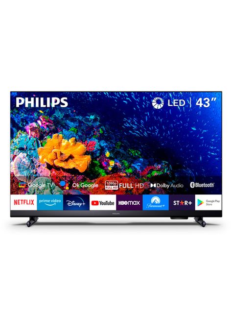 LED Smart TV 43" FHD 43PFD6918 Google TV-0