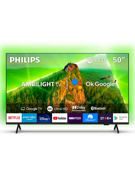 LED Smart TV 50" UHD 4K 50PUD7908 Ambilight TV-0