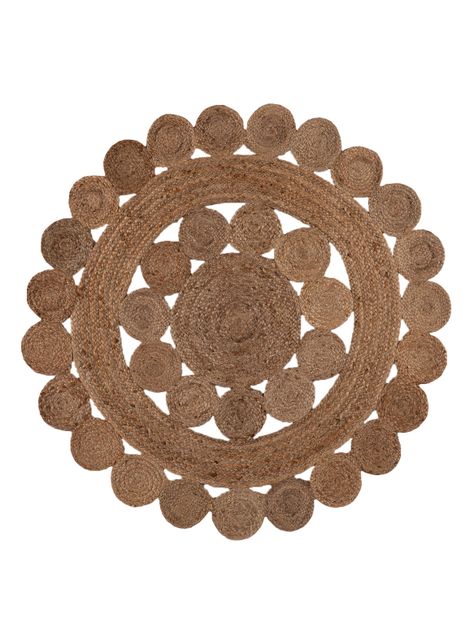 Alfombra Yute Pastel 150 cm-0