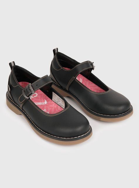 Zapato Escolar Reina Hebilla Niña-1