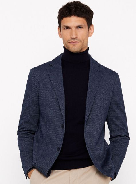 Chaqueta Americana de Punto-0
