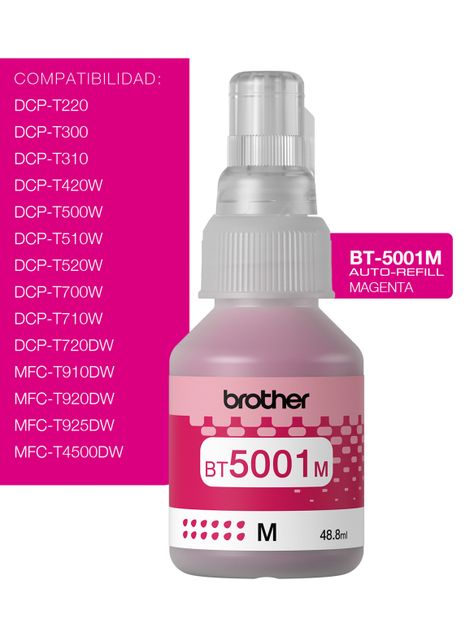 Botella Brother Magenta BT5001M-2