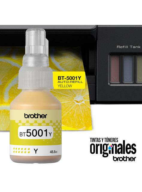 Botella Brother Yellow BT5001Y-1