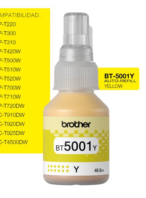 Botella Brother Yellow BT5001Y-2