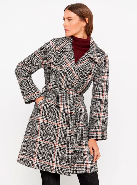 Abrigo Trench Cuadros-0