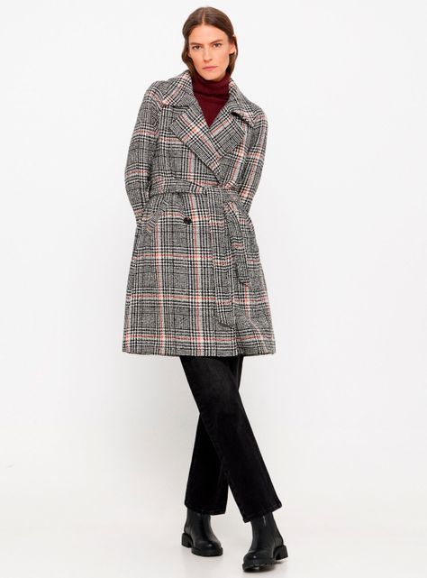 Abrigo Trench Cuadros-3