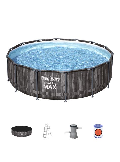 Piscina Estructural Steel Pro MAX 1.07 x 4.27 m-0
