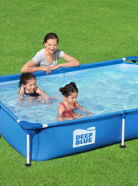 Piscina Estructural Rectangular 43 x 150 x 221 cm-0