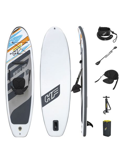 Set Stand Up Paddle White Cap Estampado-1