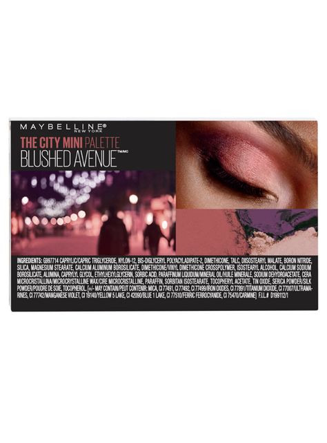 Sombra Maybelline de Ojos City Mini Palette Blushed Avenue-3
