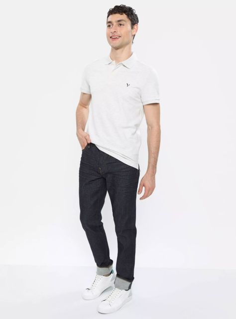 Polera Cuello Polo Slim Flex-2