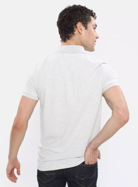 Polera Cuello Polo Slim Flex-1
