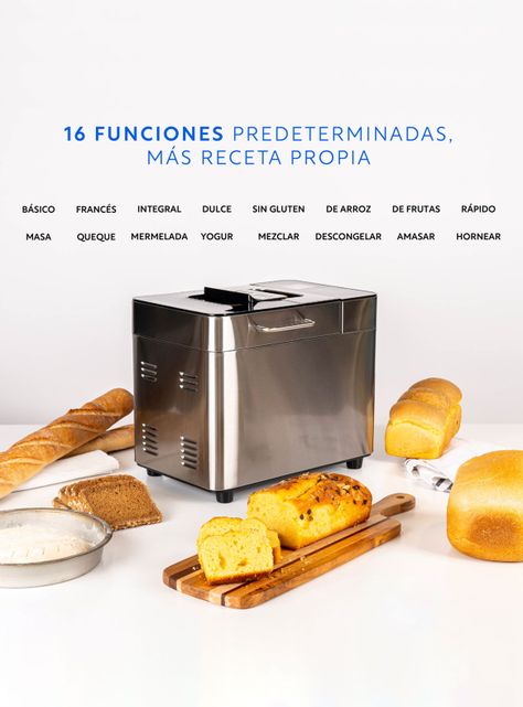 Máquina de Pan Multi Bread 1 kg Gris-3
