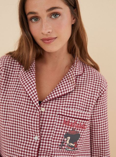 Pijama Camisero Algodón Mafalda-3