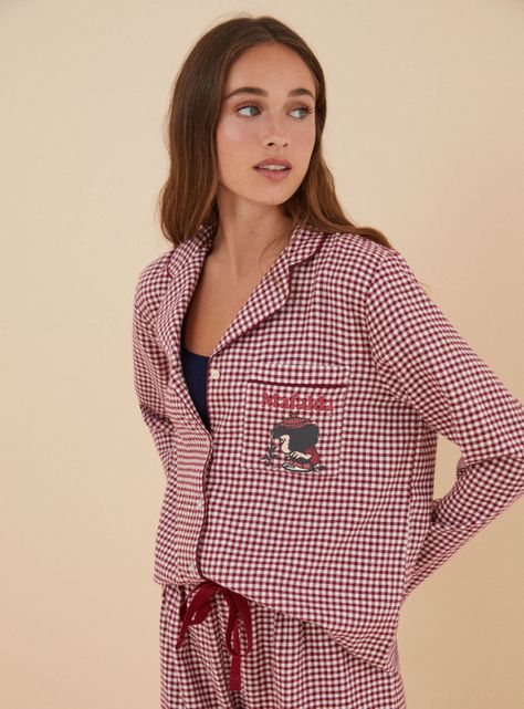 Pijama Camisero Algodón Mafalda-2