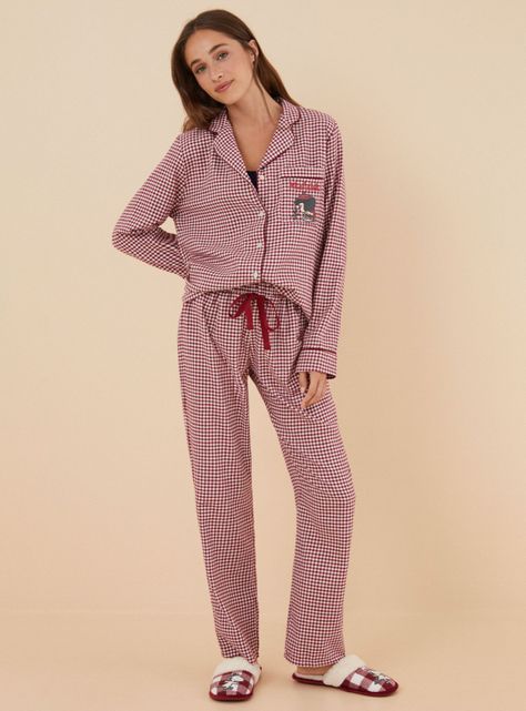 Pijama Camisero Algodón Mafalda-0