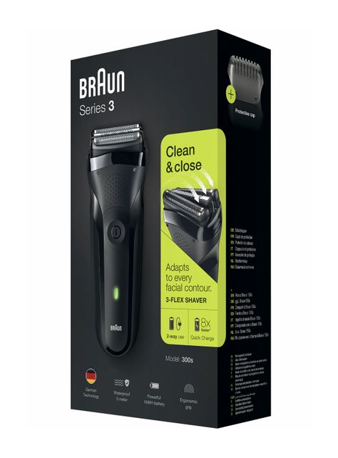 Afeitadora 300S Black Serie 3-6
