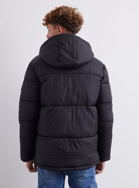 Parka Acolchada Largo Medio-1