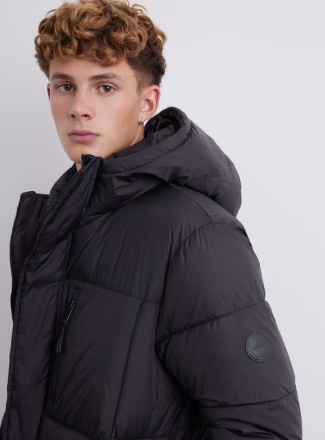 Parka Acolchada Largo Medio-2