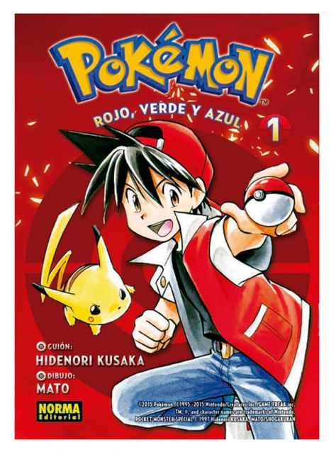 Cómic Pokémon: Rojo Verde y Azul N° 1-0