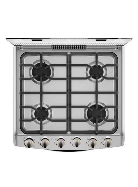 Cocina a Gas 4 Quemadores MCG-4QPI24NS Acero Inoxidable-3
