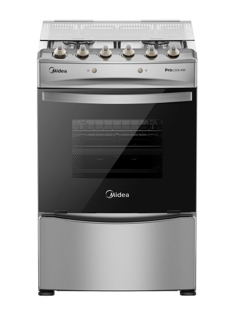 Cocina a Gas 4 Quemadores MCG-4QPI24NS Acero Inoxidable-0