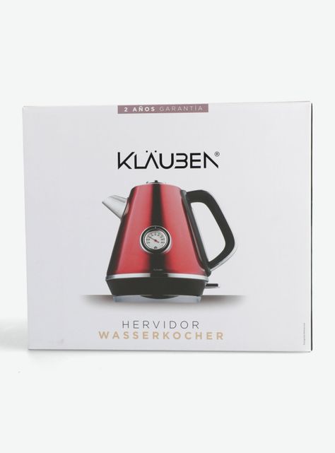 Hervidor Tetera 1.7 Litros Rojo-3