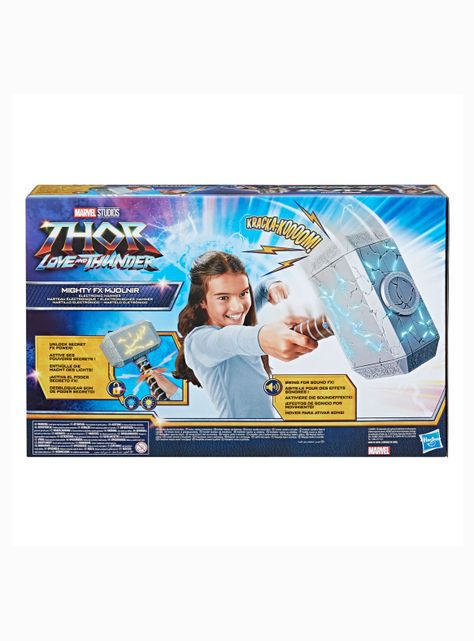 Figura de Acción Thor Martillo Electrónico Mjolnir-3
