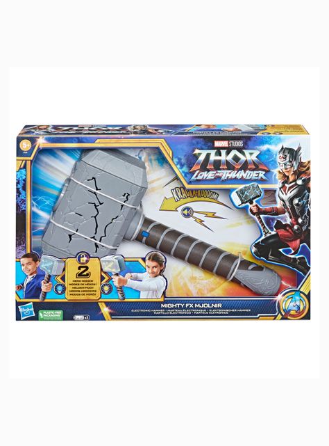 Figura de Acción Thor Martillo Electrónico Mjolnir-2