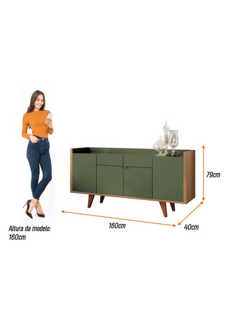 Buffet Melodia 4 Puertas 2 Cajones-1