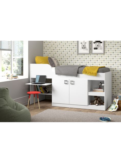 Cama Multifuncional Blanca Kidscool-5