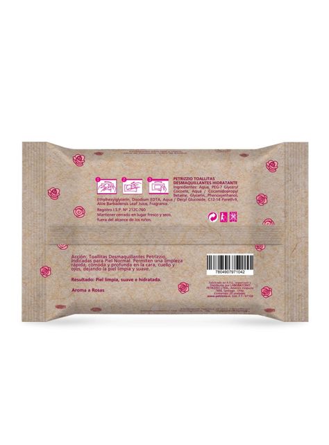Toallitas Desmaquillantes Rosas 25 uds-1