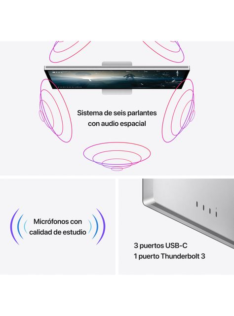 Monitor Studio Display Vidrio Estándar Soporte con Inclinación Ajustable-5