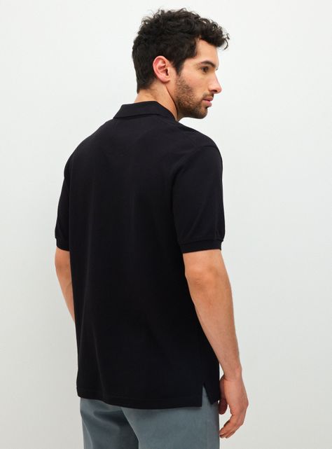 Polera Piqué Manga Corta Logo-1