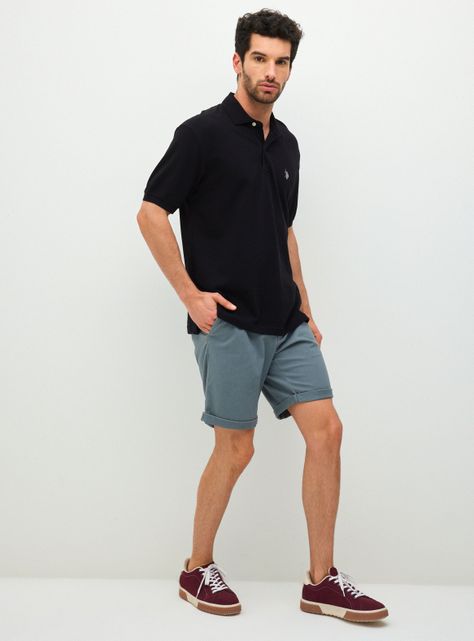 Polera Piqué Manga Corta Logo-3