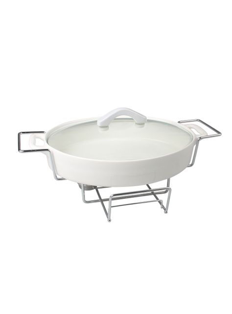 Fuente de Horno Ovalada + Base Metálica-1