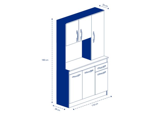Mueble de Cocina 120 cm Mobikit-4